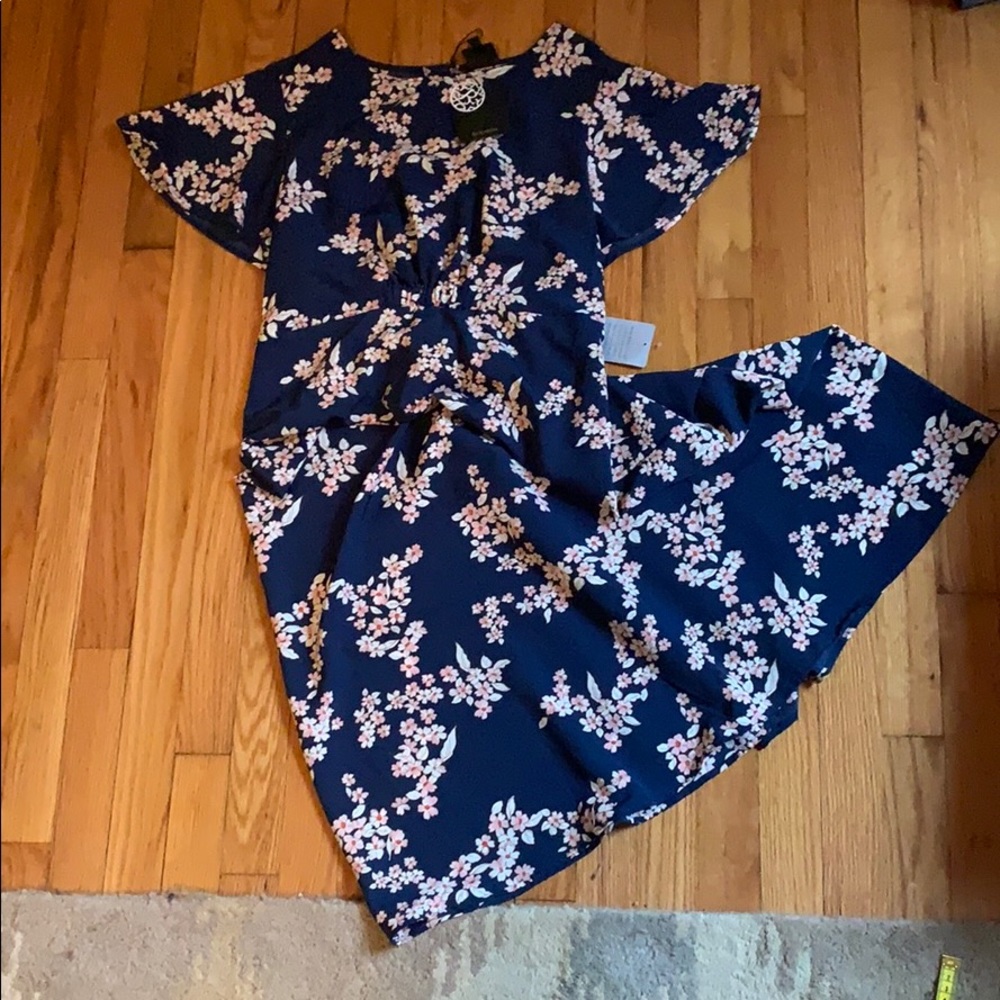 Babeau Cherry Blossom Midi Dress 🌸